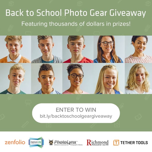CaptureLife Teams with Photography Industry Tech Leaders for Big Back to School Giveaway